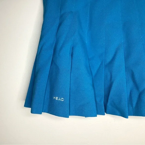 < Vintage HEAD Blue Pleated Tennis Skirt > - Picture 2 of 4